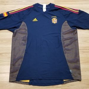 Vintage 90s Spain National Soccer Team Jersey 2XL